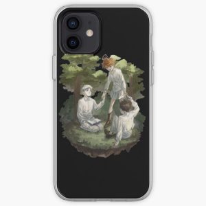 The promised neverland Emma & Ray & norman  iPhone Soft Case RB0309 product Offical The Promised Neverland Merch