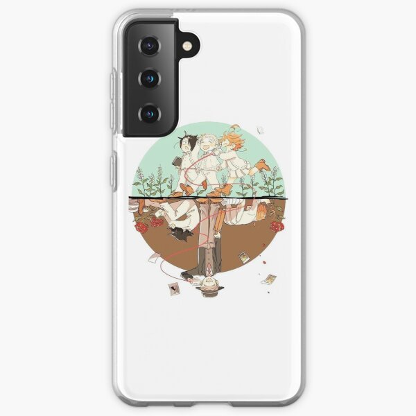 Two Worlds -  The Promised Neverland Samsung Galaxy Soft Case RB0309 product Offical The Promised Neverland Merch