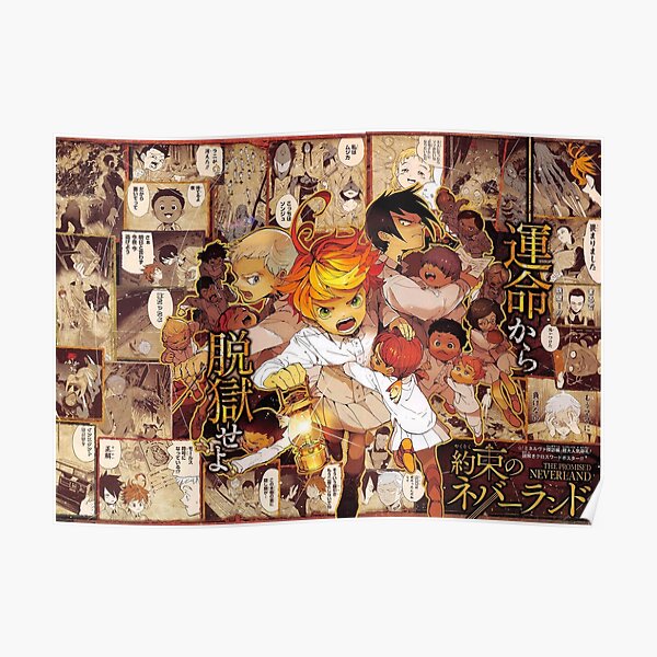 Yakuso no neverland, The Promised Neverland, anime poster Poster RB0309 product Offical The Promised Neverland Merch