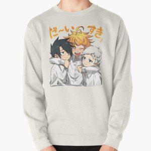 The Promised Neverland , cute Ray Emma and Norman  Pullover Sweatshirt RB0309 product Offical The Promised Neverland Merch