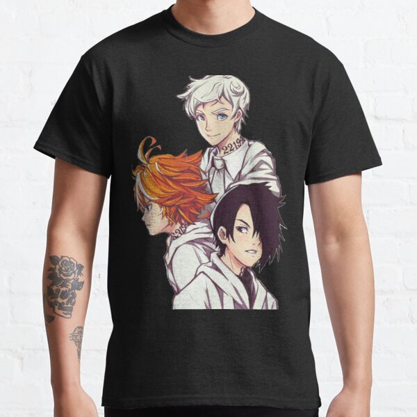 The Promised Neverland : cute Ray Emma and Norman  Classic T-Shirt RB0309 product Offical The Promised Neverland Merch