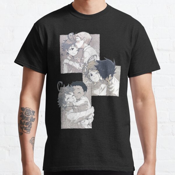 Ray Emma & Norman cute - The Promised Neverland Classic T-Shirt RB0309 product Offical The Promised Neverland Merch
