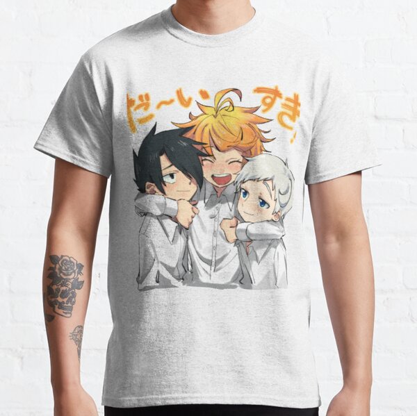 The Promised Neverland , cute Ray Emma and Norman  Classic T-Shirt RB0309 product Offical The Promised Neverland Merch