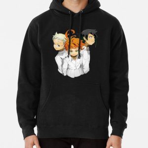 The Promised Neverland - cute Ray Emma and Norman  Pullover Hoodie RB0309 product Offical The Promised Neverland Merch