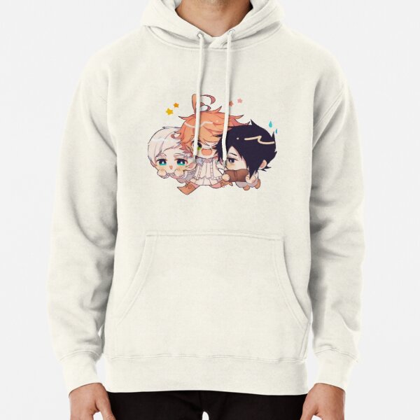 The Promised Neverland , Chibi Ray Emma Norman Pullover Hoodie RB0309 product Offical The Promised Neverland Merch