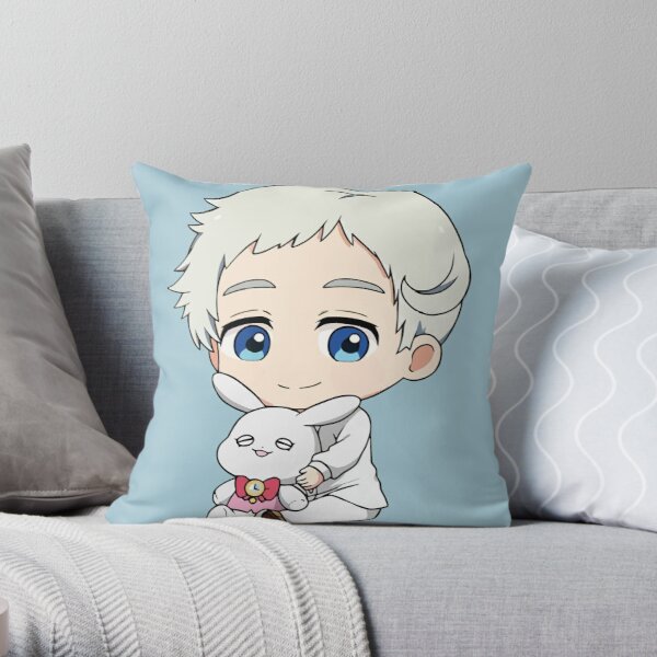 The Promised Neverland- Norman Throw Pillow RB0309 product Offical The Promised Neverland Merch