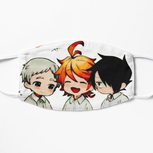 The Promised Neverland - Ray Emma and Norman  Flat Mask RB0309 product Offical The Promised Neverland Merch